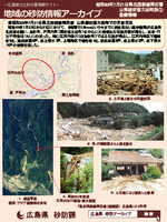 地域の砂防情報アーカイブ 昭和63年県北西部豪雨災害伝承パネル