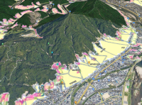 Google Earthで土砂災害警戒区域等をみる